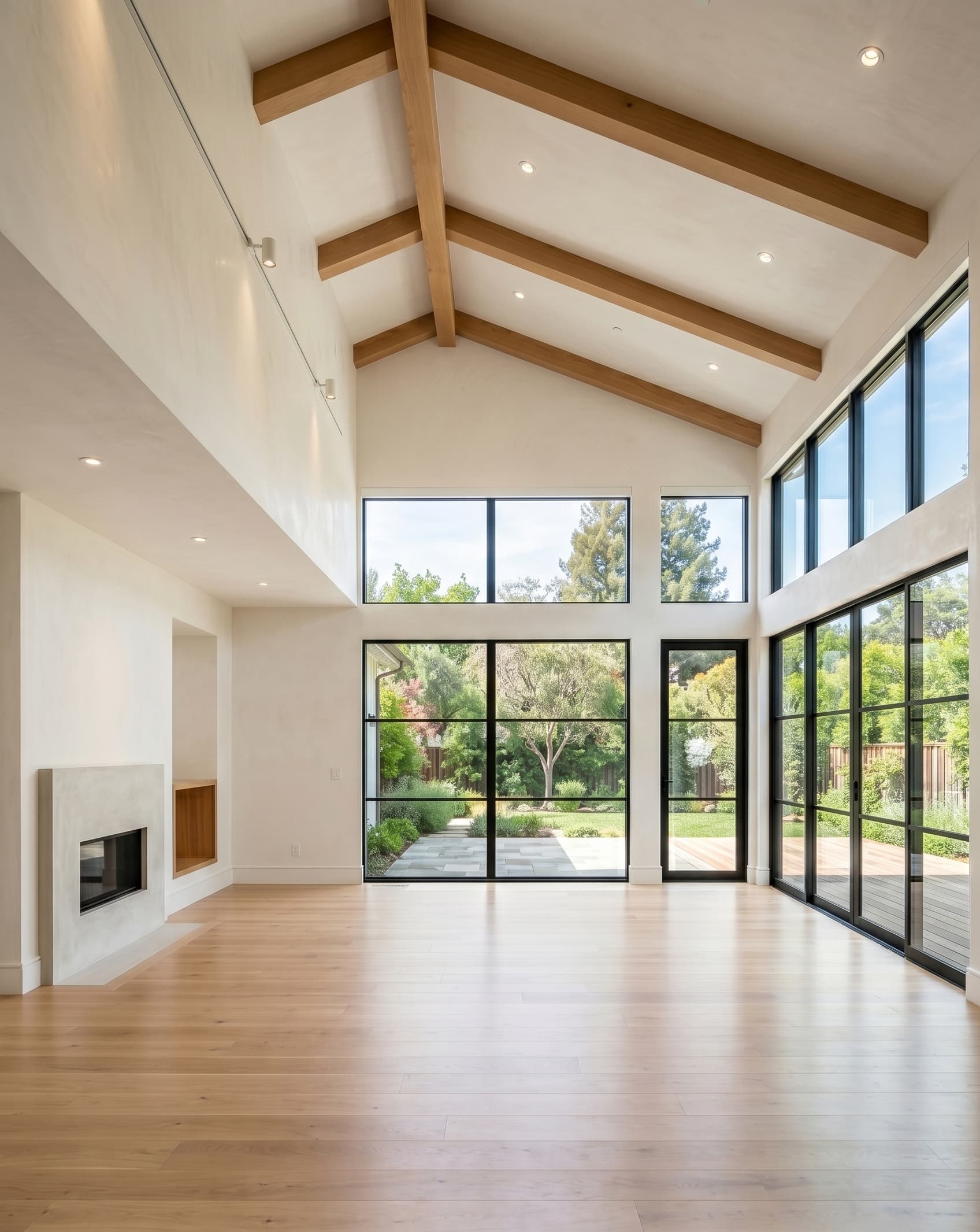 Vacant room photo showing why empty listing images feel cold and harder for buyers to read.